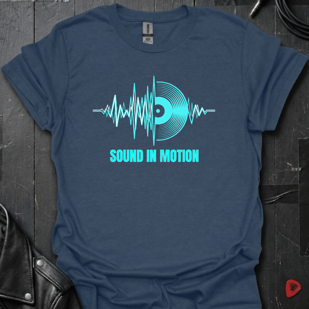 Sound In Motion T-Shirt - Heather Navy - T-Shirt