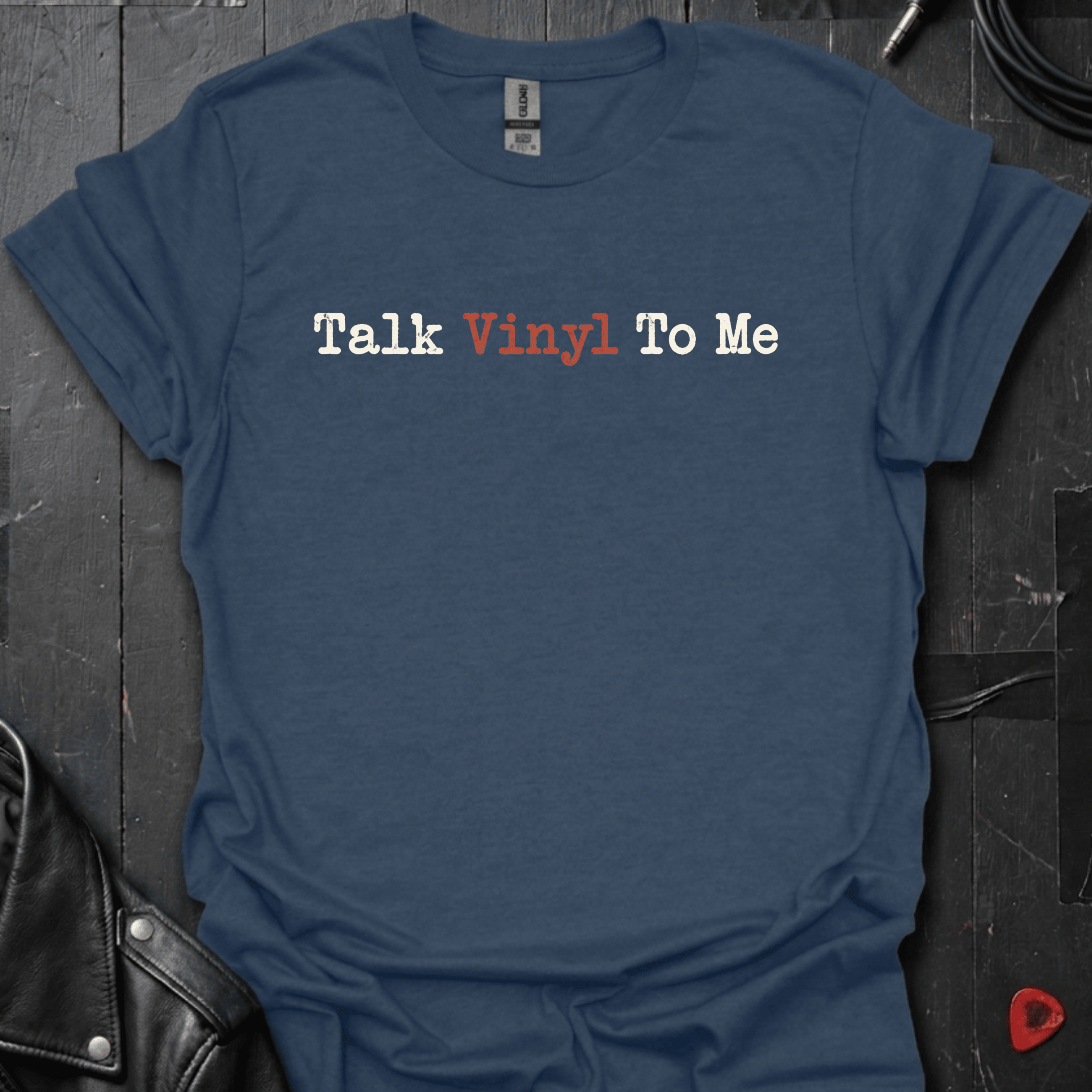 Talk Vinyl To Me T-Shirt - Military Green - T-Shirt