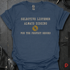 Selective Listener T-Shirt - Heather Navy - T-Shirt