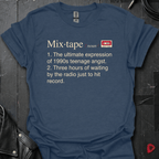 Mixtape Definition T-Shirt - Heather Navy - T-Shirt