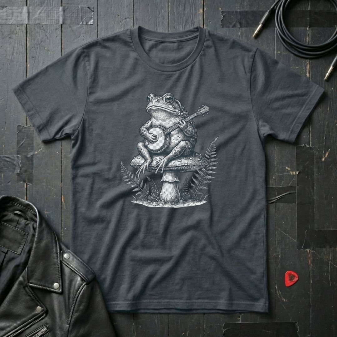 Frog Playing Banjo T-Shirt