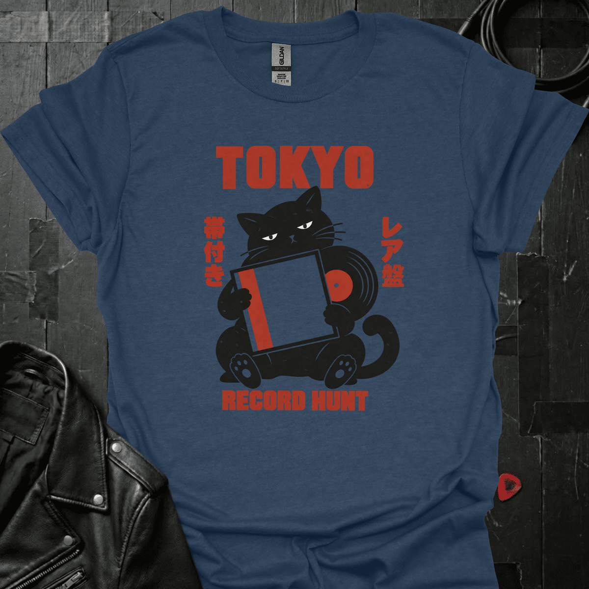 Tokyo Record Hunt T-Shirt - S - T-Shirt
