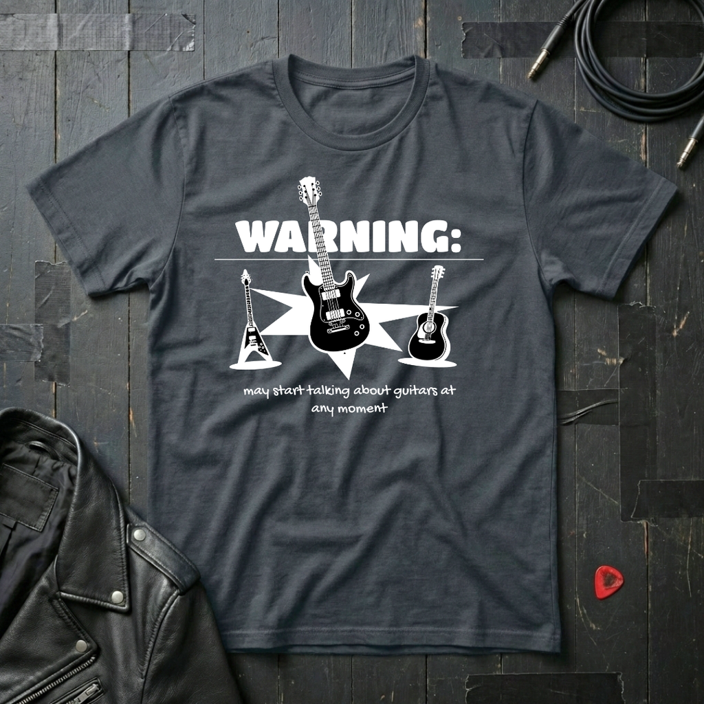 May Start Talking About Guitars T-Shirt