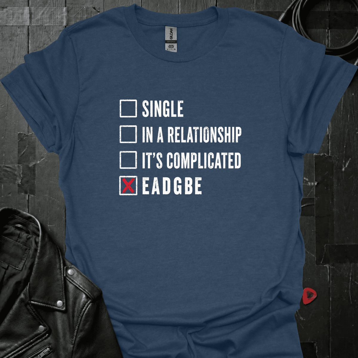 Relationship Status T-Shirt - Heather Navy - T-Shirt