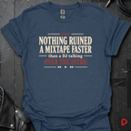 DJ Review T-Shirt - Heather Navy - T-Shirt