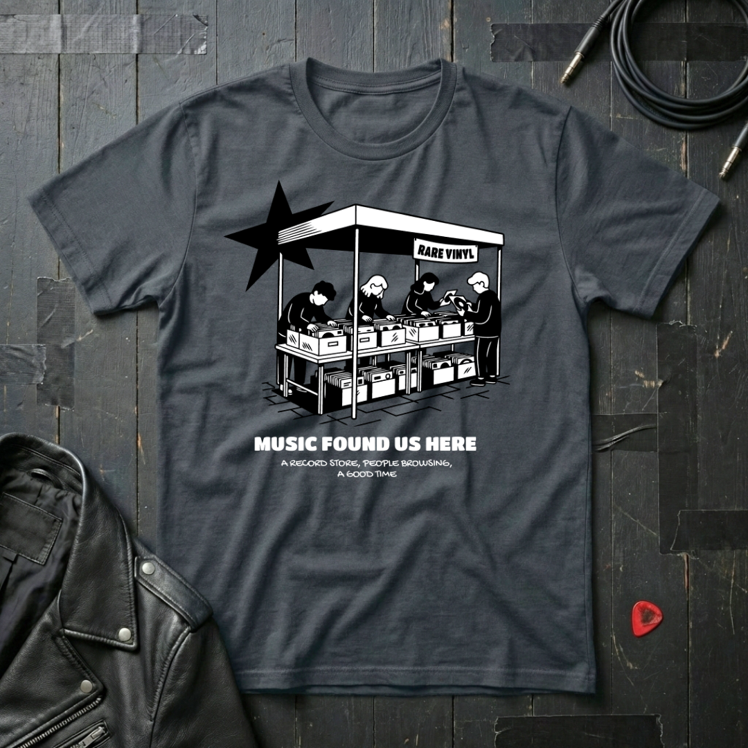 Music Found Us Here T-Shirt