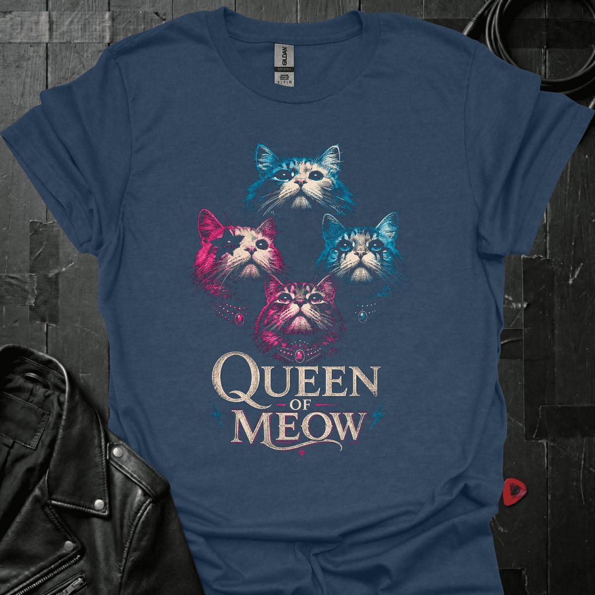 Queen Of Meow T-Shirt - S - T-Shirt