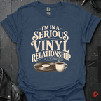 Vinyl Relationship T-Shirt - Heather Navy - T-Shirt