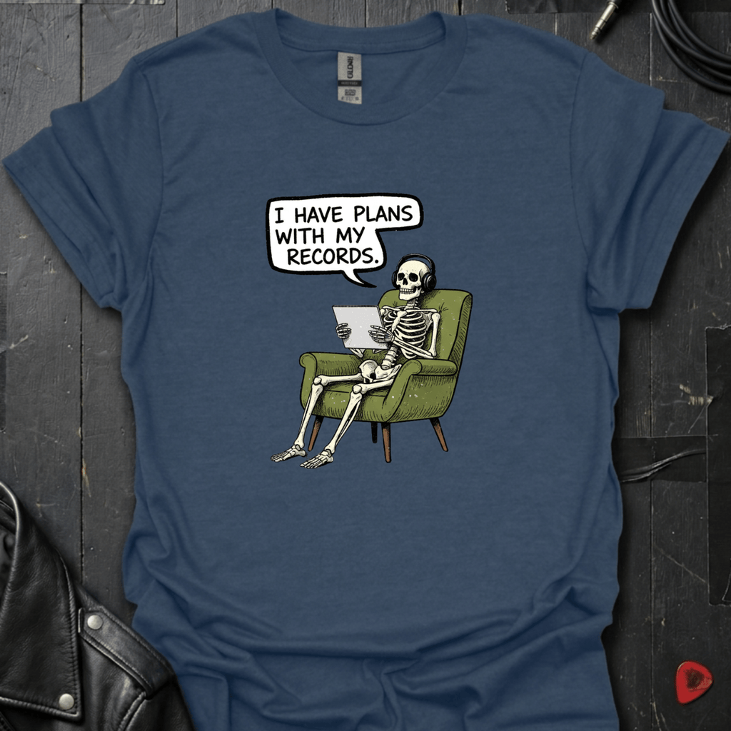 I Have Plans T-Shirt - Heather Navy - T-Shirt