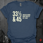 High Fidelity Audio T-Shirt - Heather Navy - T-Shirt