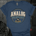 Record Playlist Club T-Shirt - Heather Navy - T-Shirt