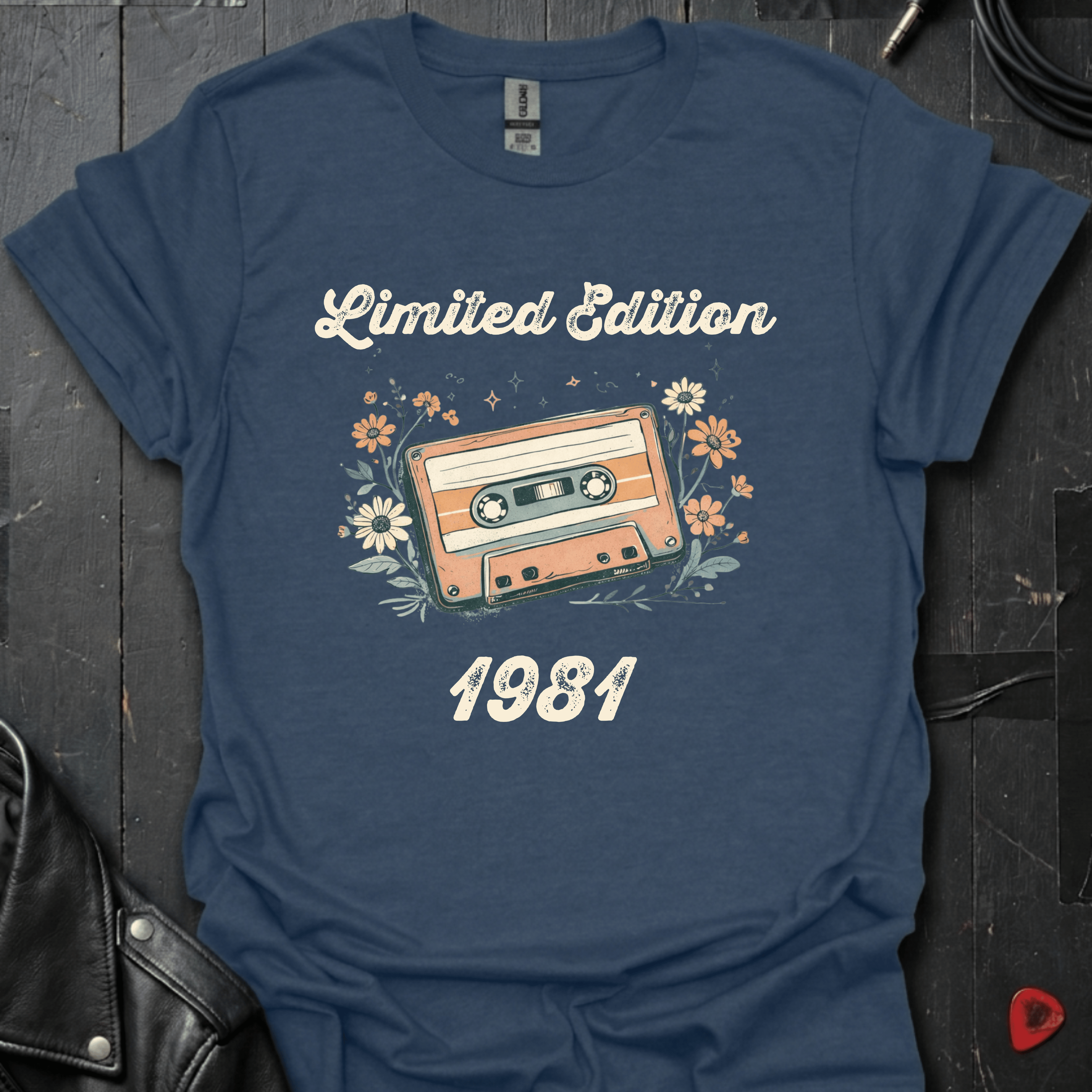 Limited Edition 1981 T-Shirt - Heather Navy - T-Shirt