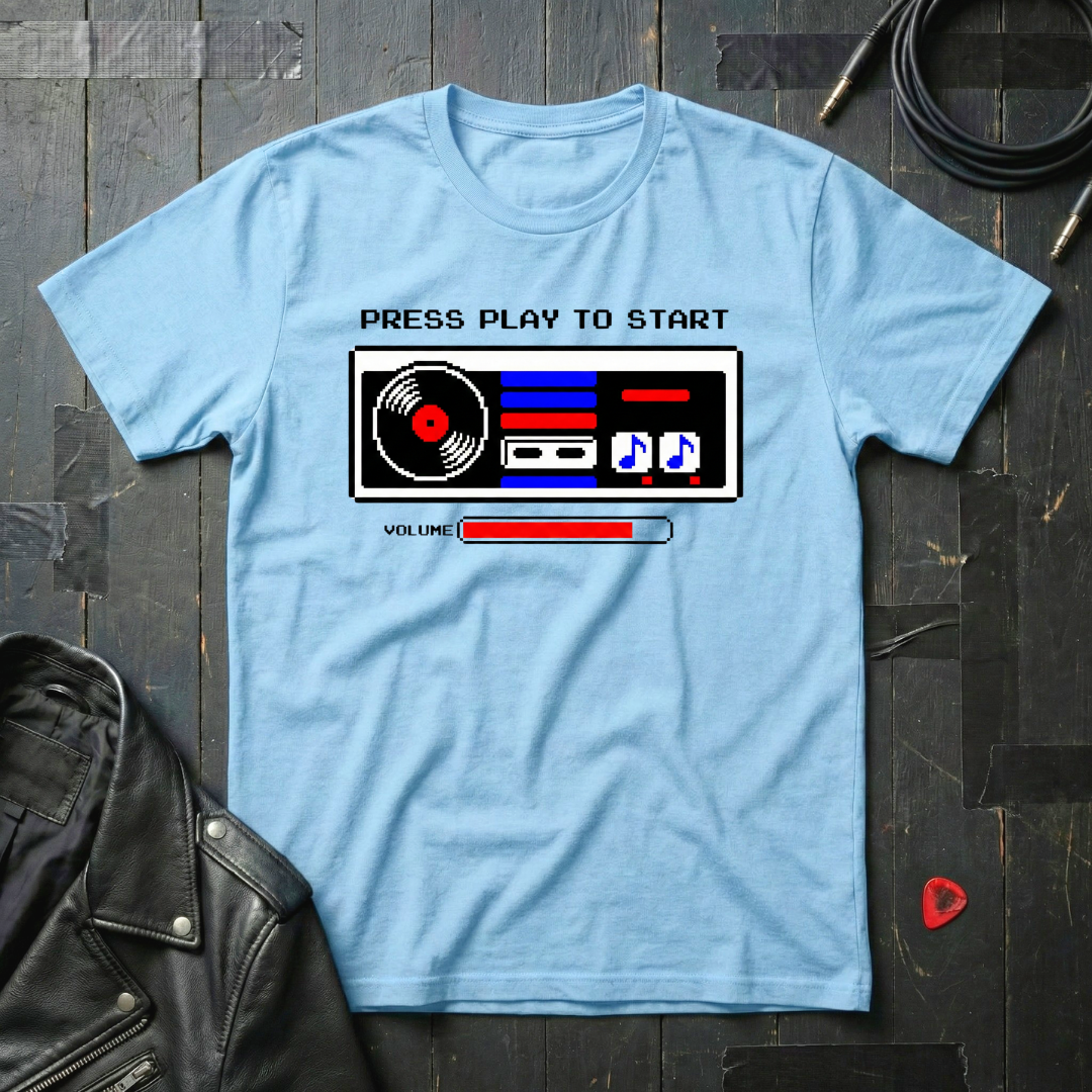 Press Play To Start T-Shirt