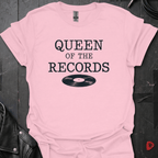 Queen Of The Records T-Shirt - Light Pink - T-Shirt