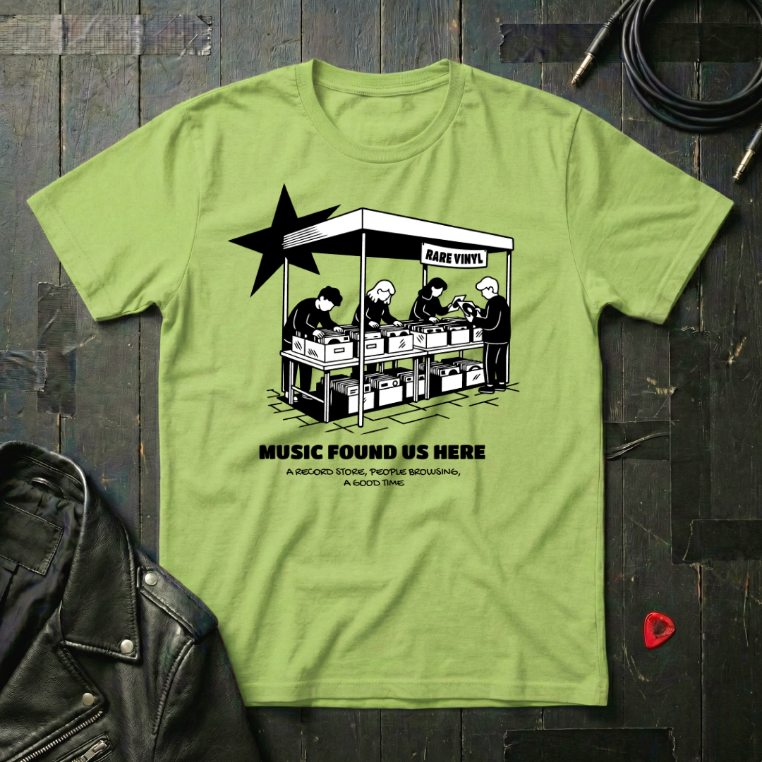 Music Found Us Here T-Shirt