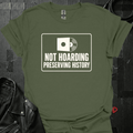 Preserving History T-Shirt - Military Green - T-Shirt