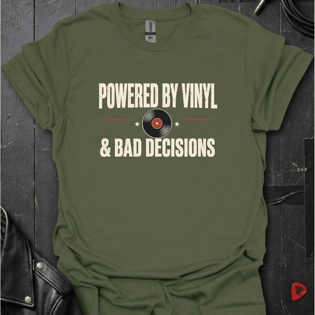 Powered By Vinyl T-Shirt