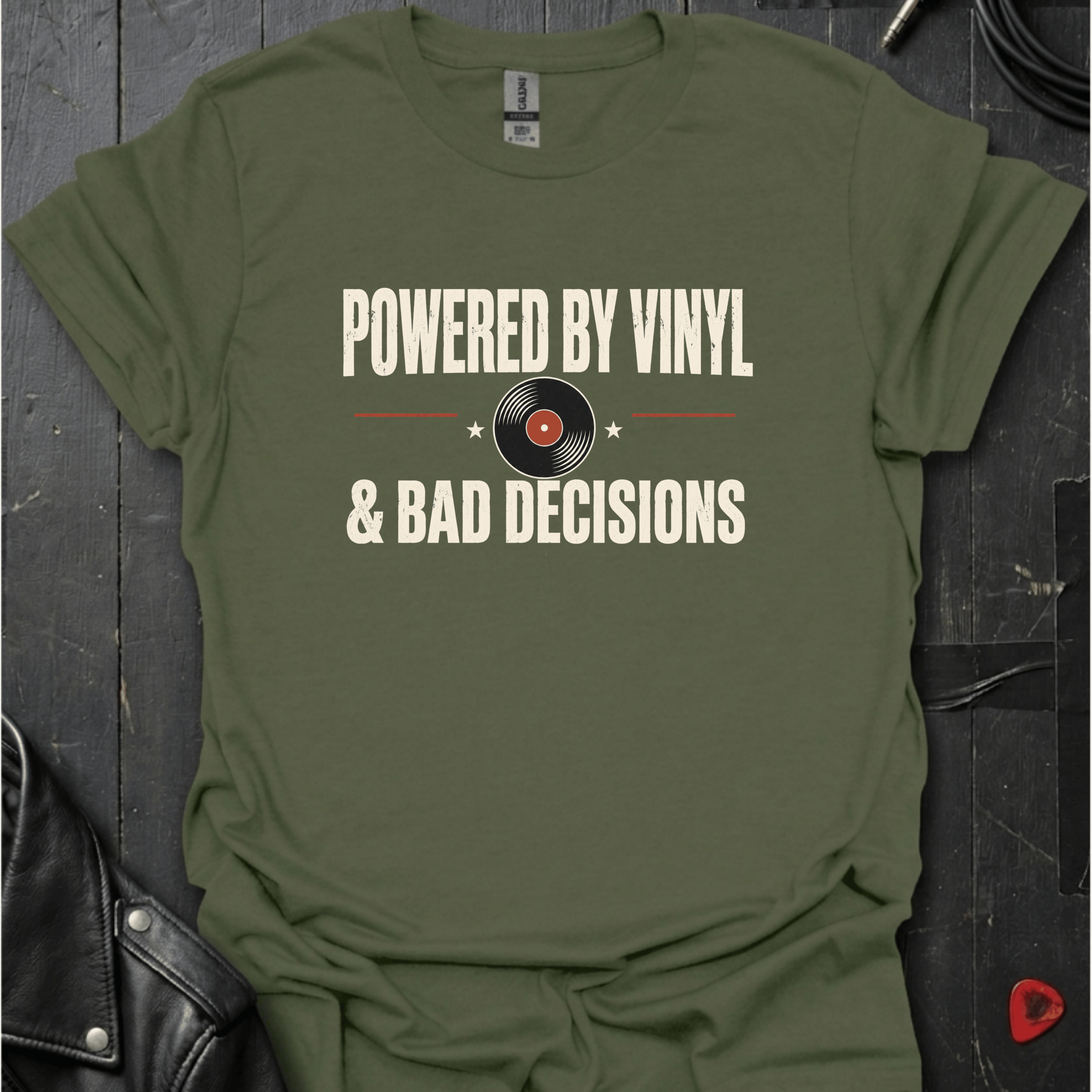 Powered By Vinyl T-Shirt