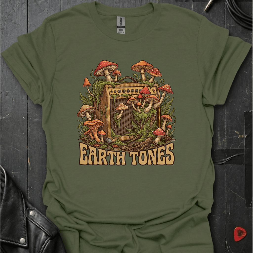 Earth Tones T-Shirt - Military Green - T-Shirt