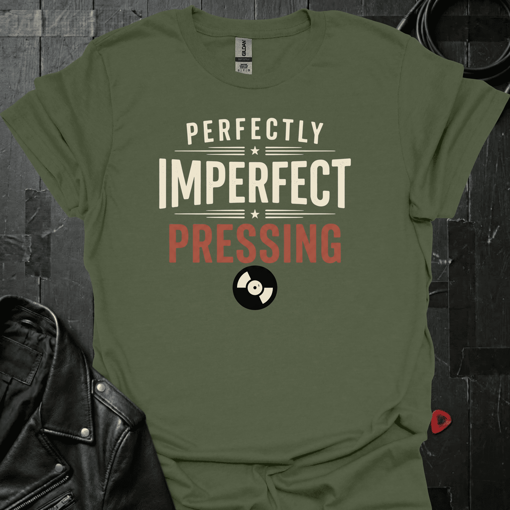 Perfectly Imperfect Pressing T-Shirt - Military Green - T-Shirt