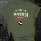 Perfectly Imperfect Pressing T-Shirt - Military Green - T-Shirt