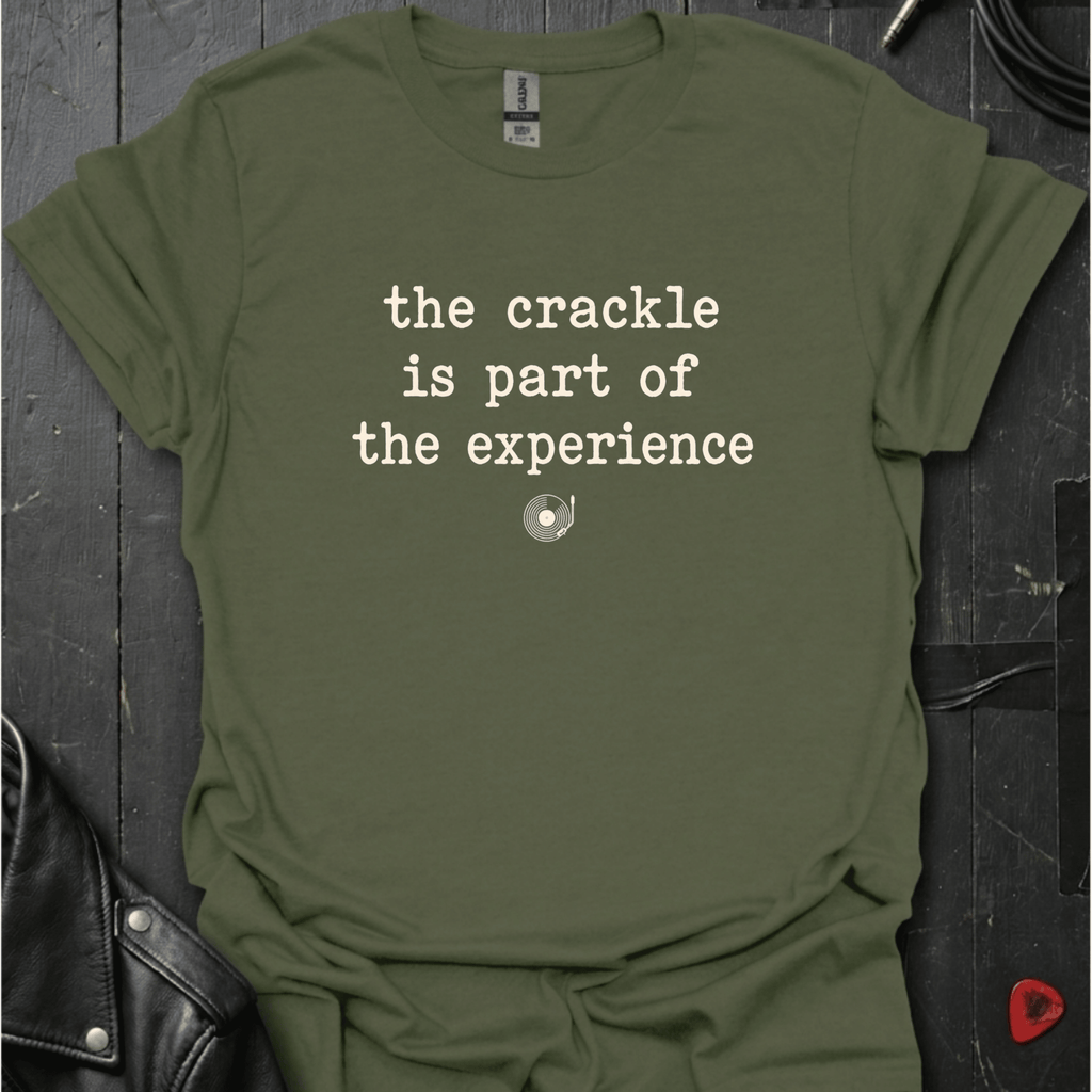 Vinyl Listening Experience T-Shirt - Military Green - T-Shirt