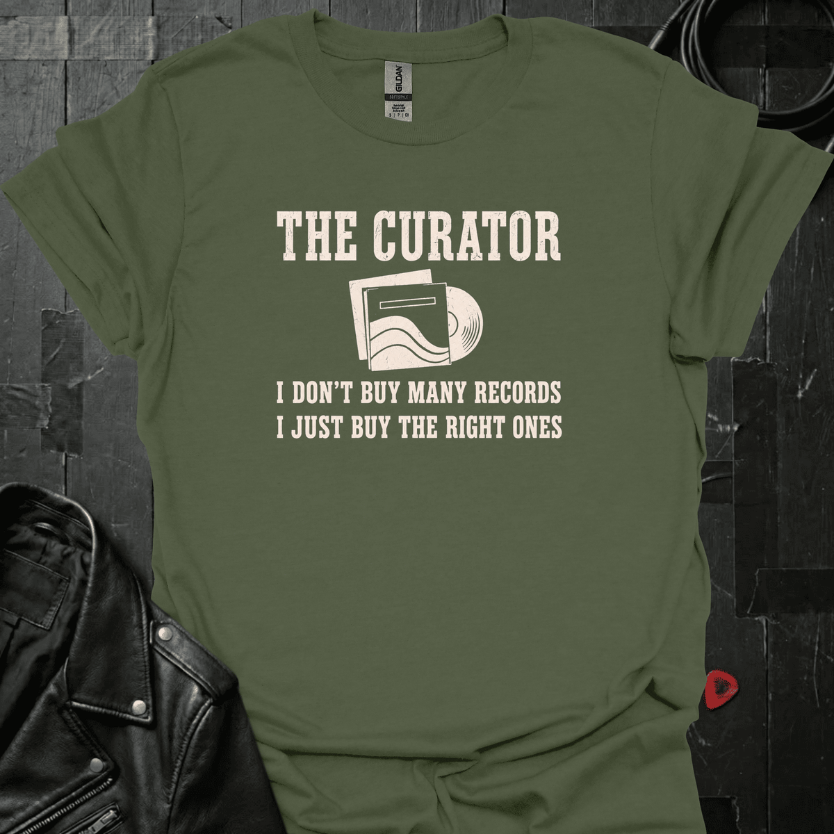 The Curator T-Shirt - Military Green - T-Shirt