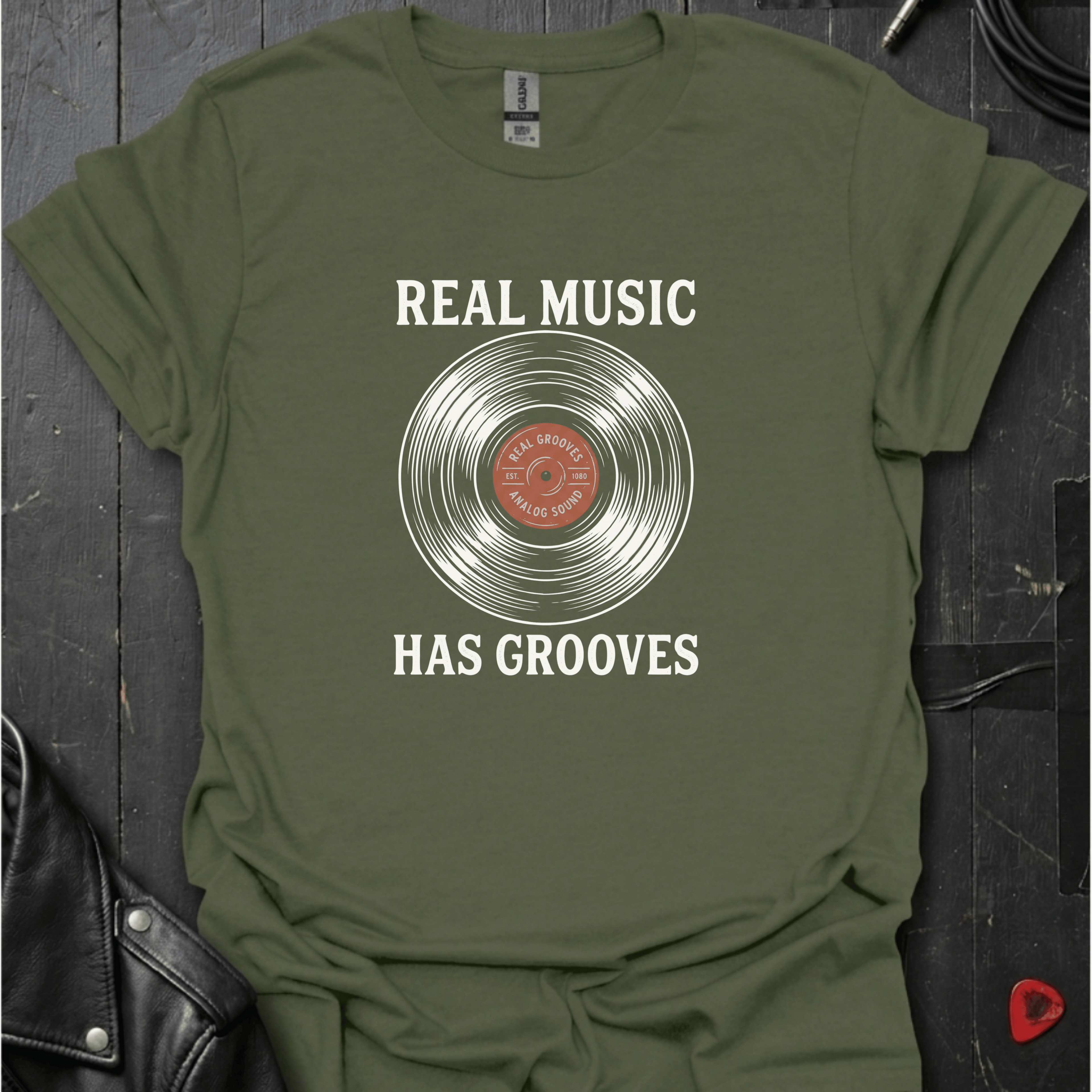 Real Music Has Grooves T-Shirt