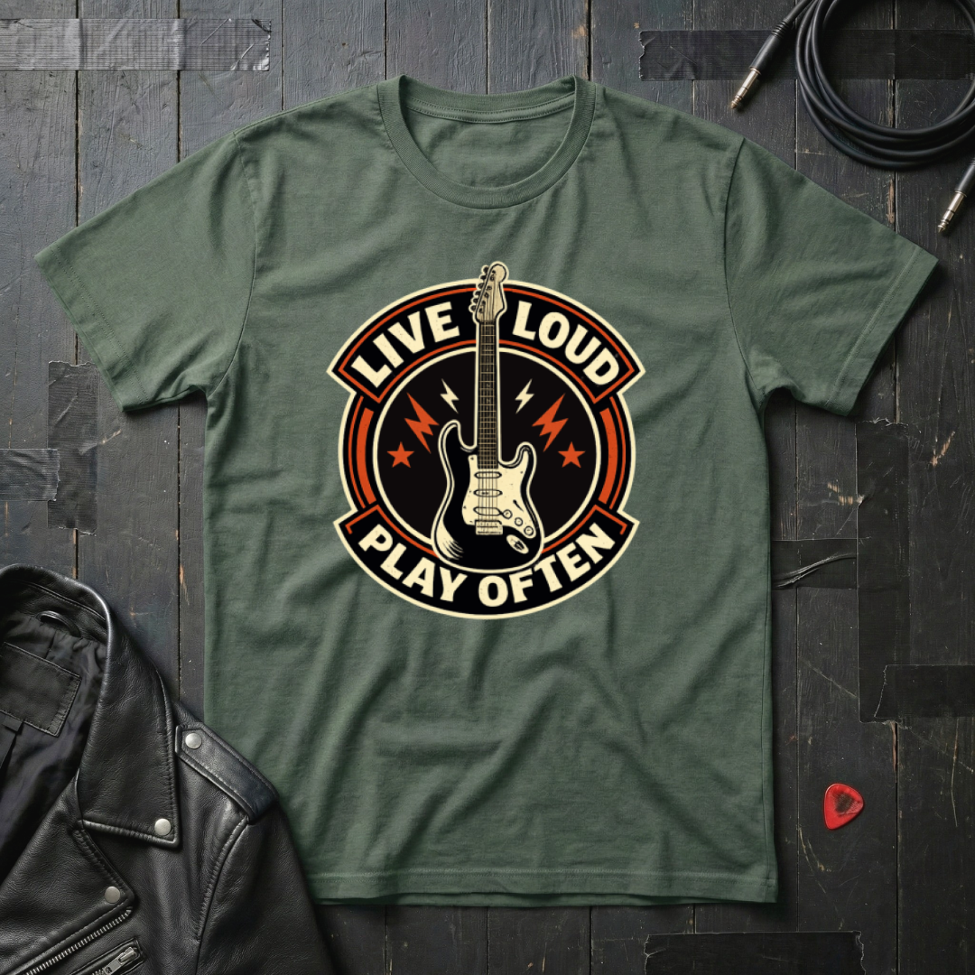 Live Loud Play Often T-Shirt