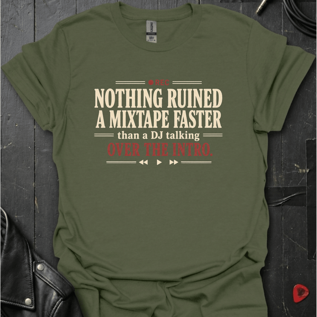 DJ Review T-Shirt - Military Green - T-Shirt