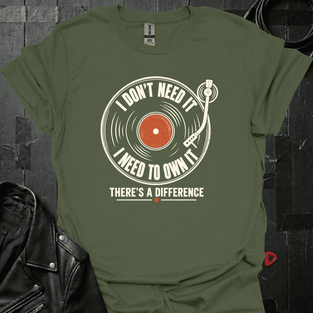 Record Collector Logic T-Shirt - Military Green - T-Shirt