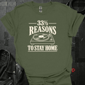 33.3 Reasons T-Shirt - Military Green - T-Shirt