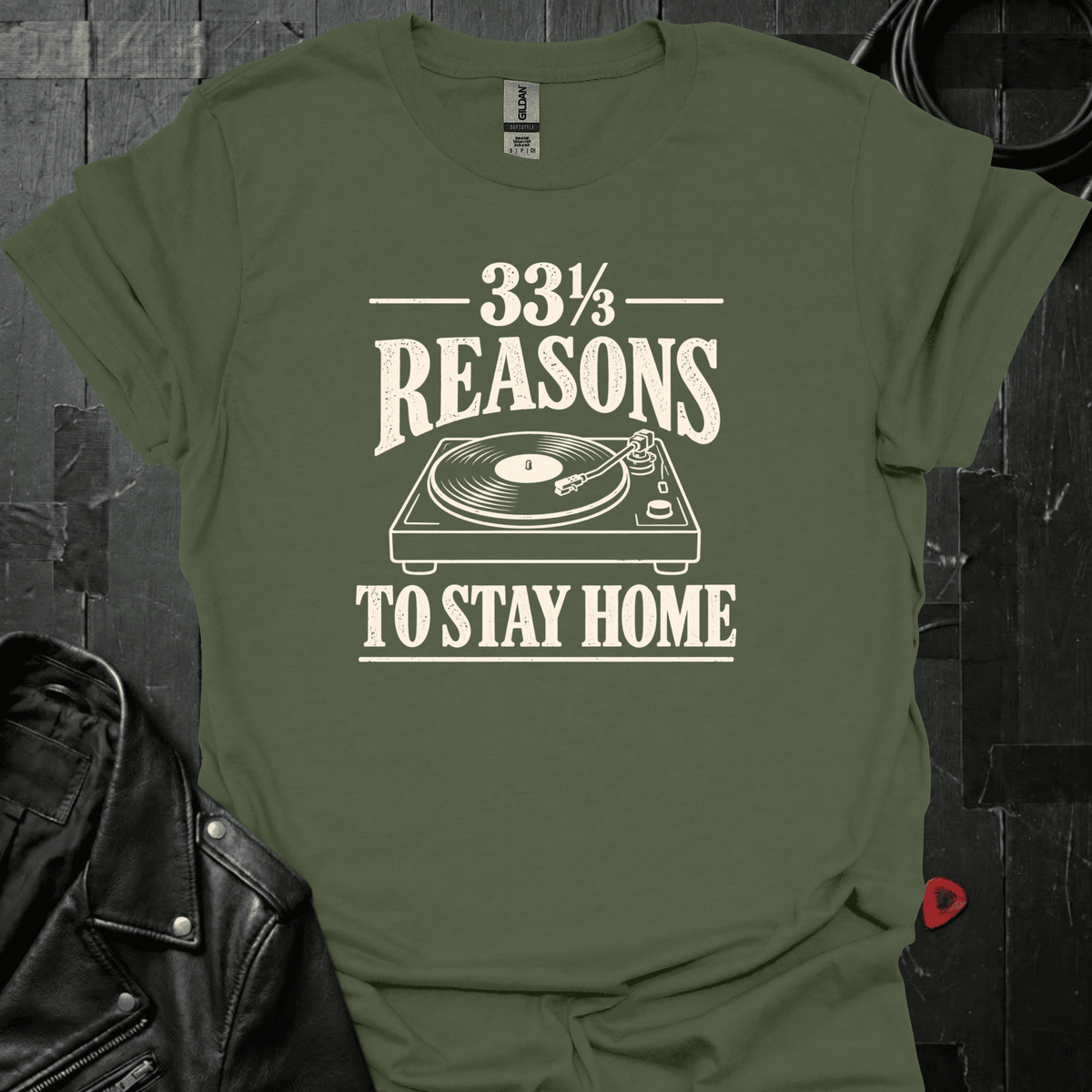 33.3 Reasons T-Shirt - Military Green - T-Shirt