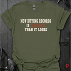 Record Buying Problem T-Shirt - Dark Chocolate - T-Shirt