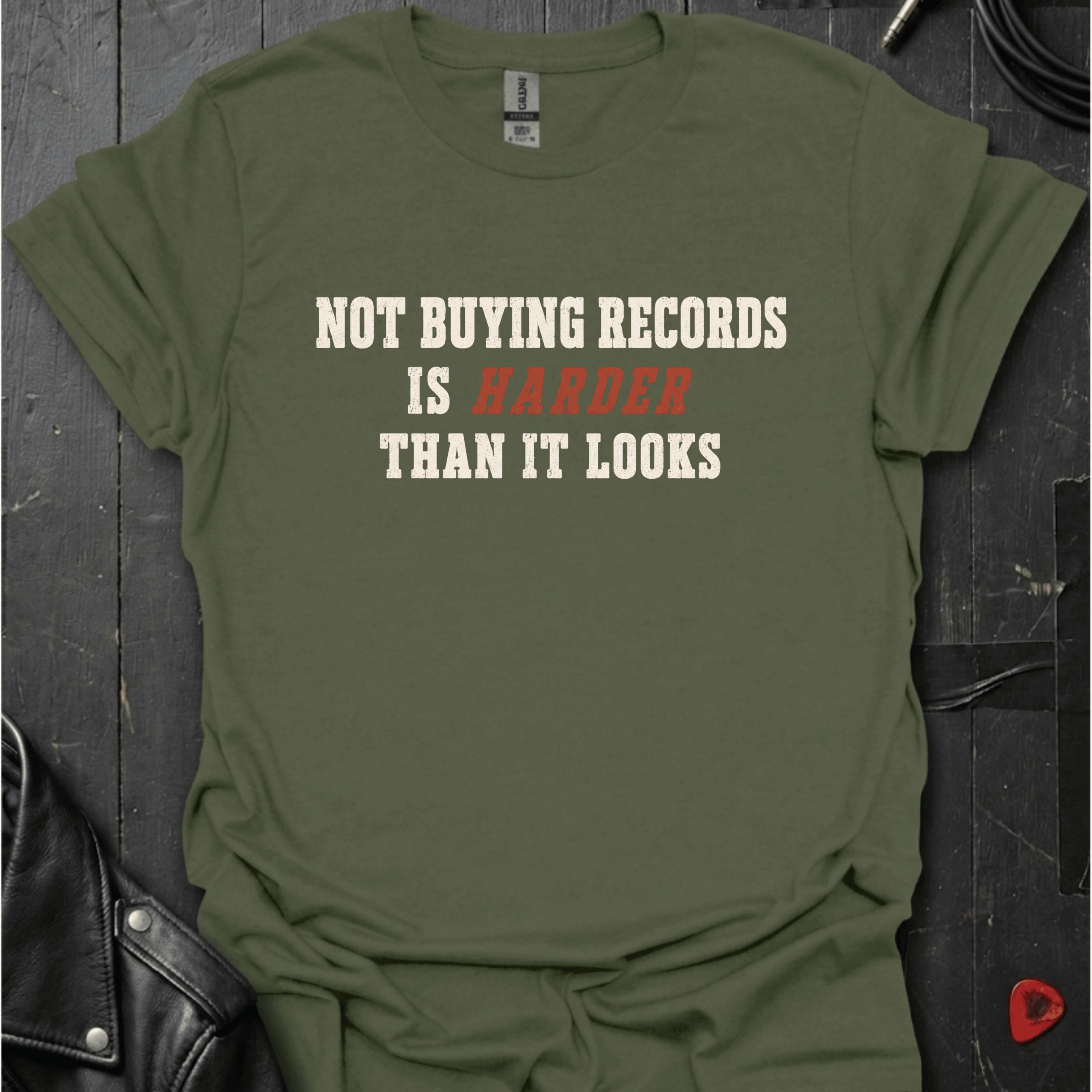 Record Buying Problem T-Shirt - Dark Chocolate - T-Shirt