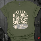 History On Vinyl T-Shirt - Military Green - T-Shirt