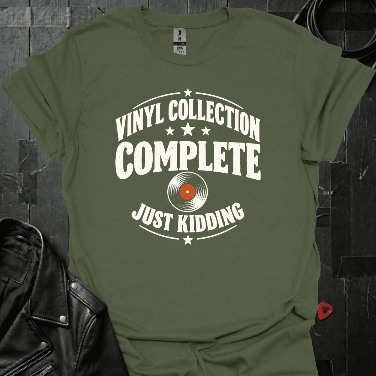 Vinyl Collection Complete T-Shirt - Military Green - T-Shirt
