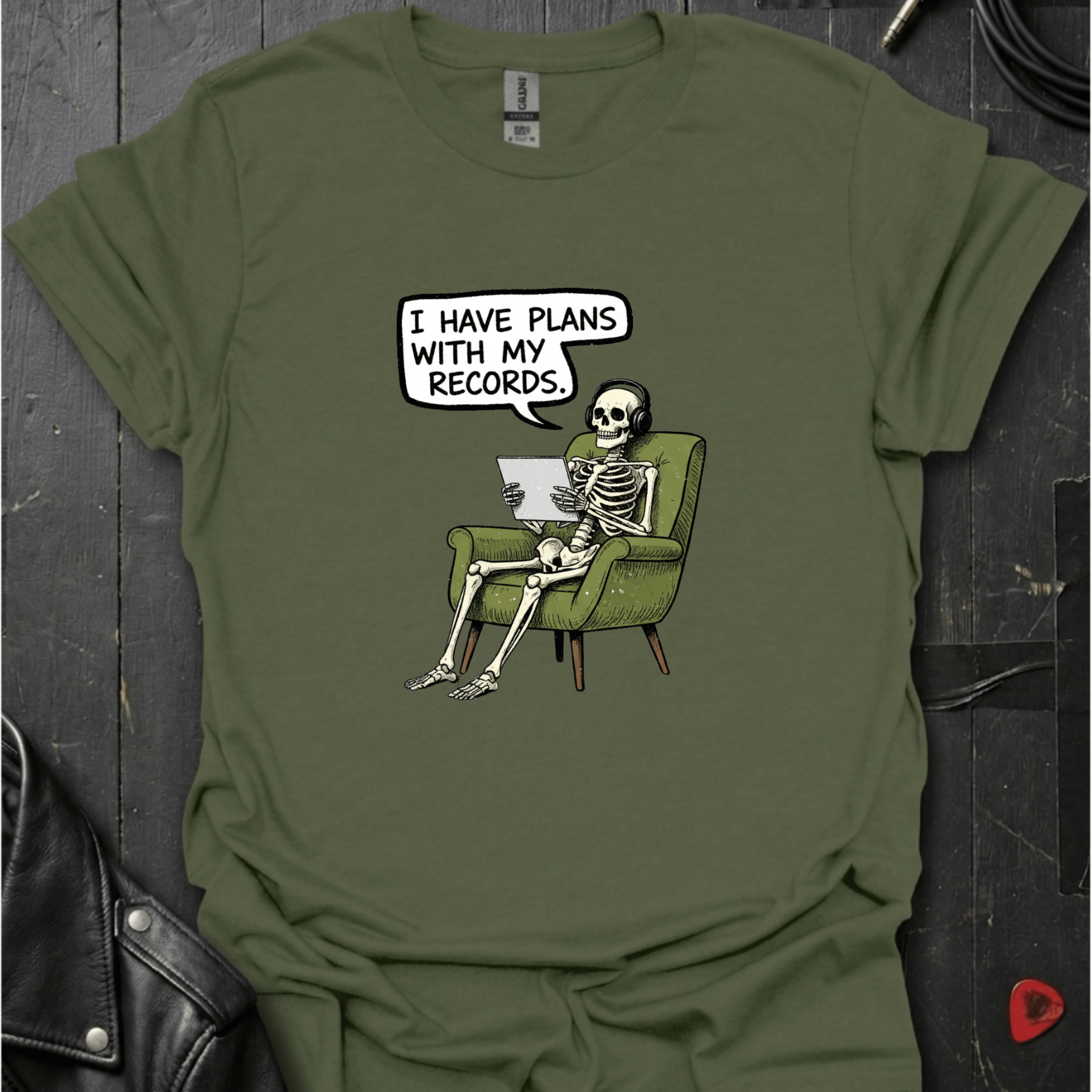 I Have Plans T-Shirt - Military Green - T-Shirt