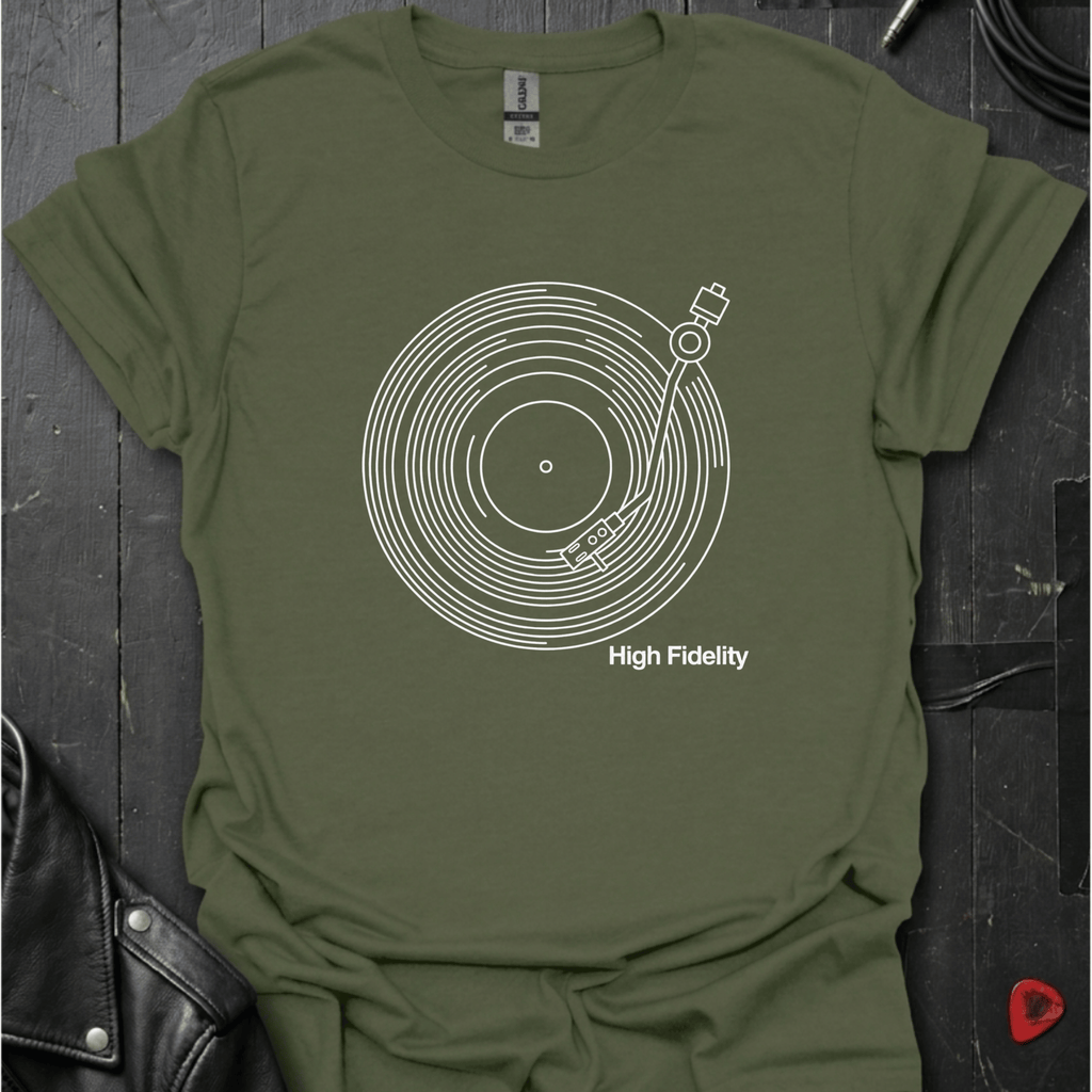 Line Art Turntable T-Shirt