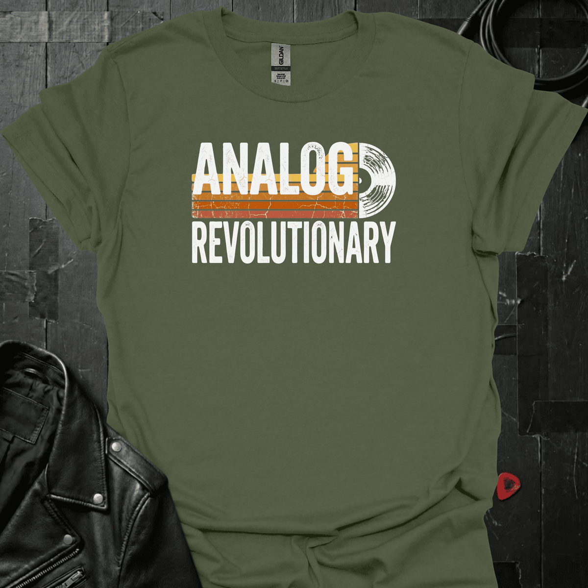 Analog Revolutionary T-Shirt - Military Green - T-Shirt