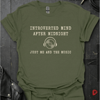 Introverted Mind T-Shirt - Military Green - T-Shirt