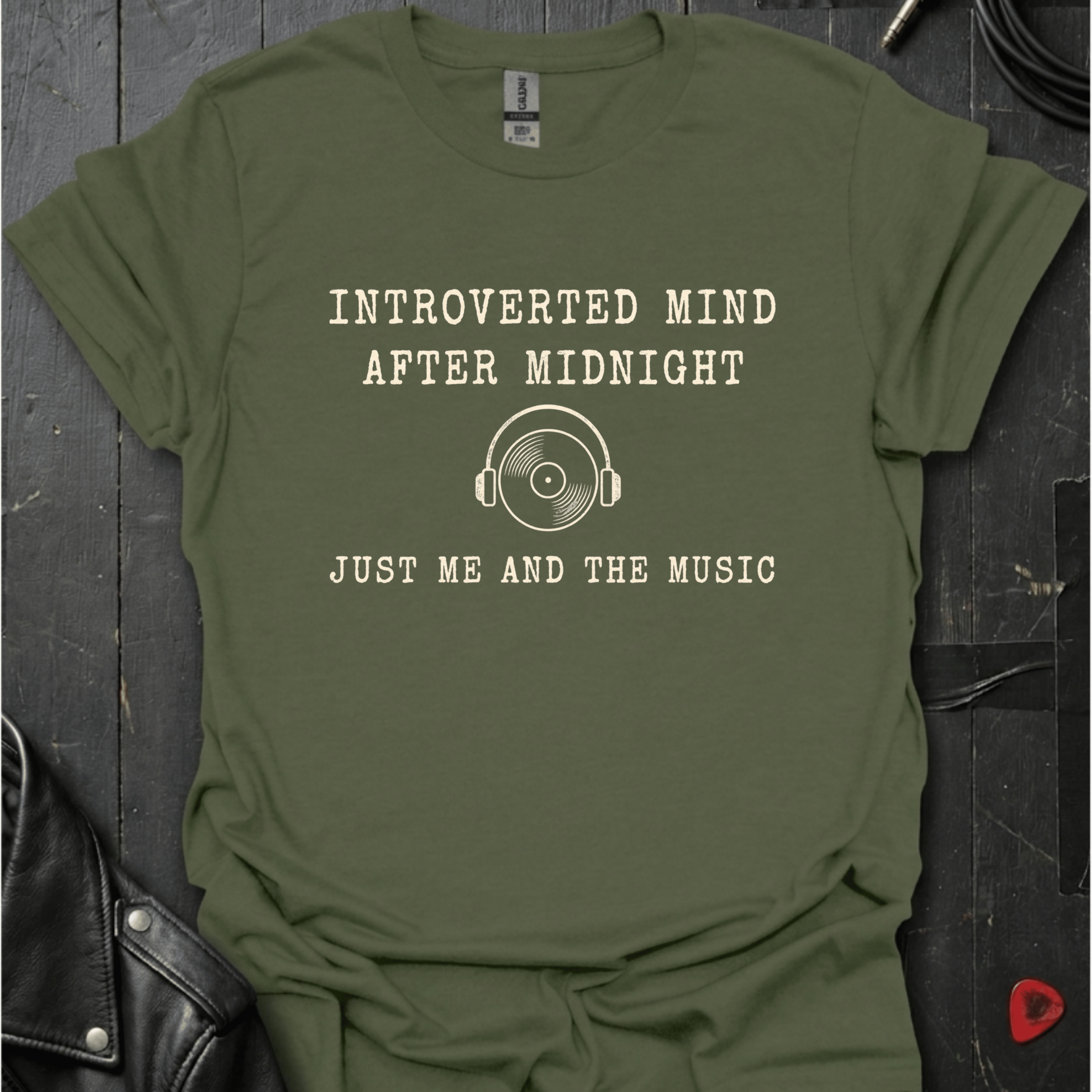 Introverted Mind T-Shirt - Military Green - T-Shirt