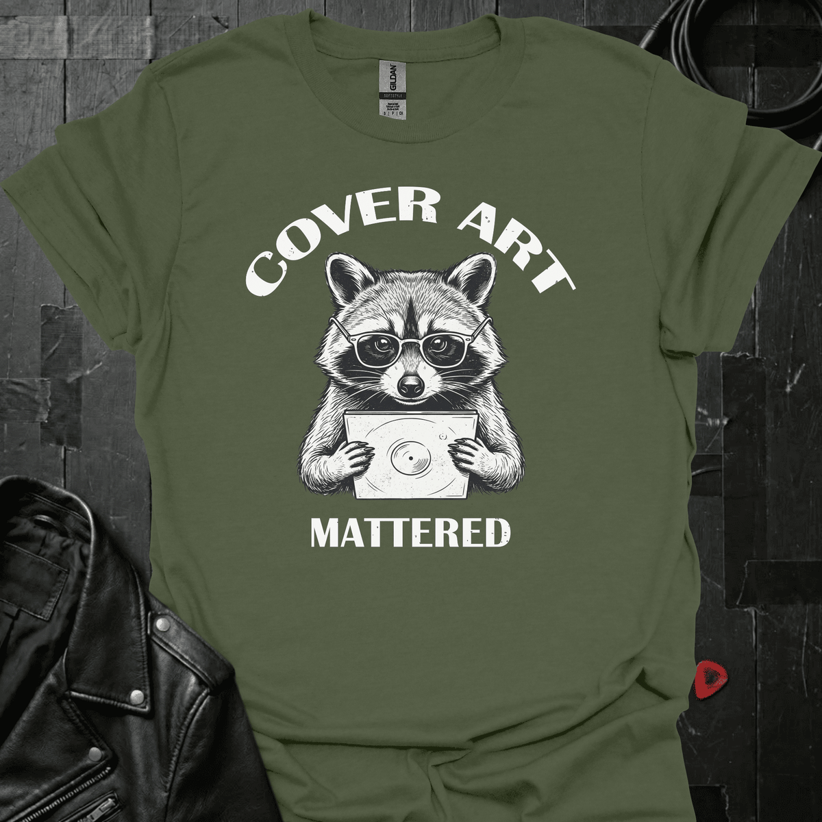 Cover Art Mattered - Military Green - T-Shirt