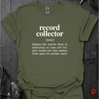 Record Collector Definition T-Shirt - Military Green - T-Shirt