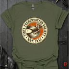 Vinyl Preservation Society T-Shirt - Military Green - T-Shirt