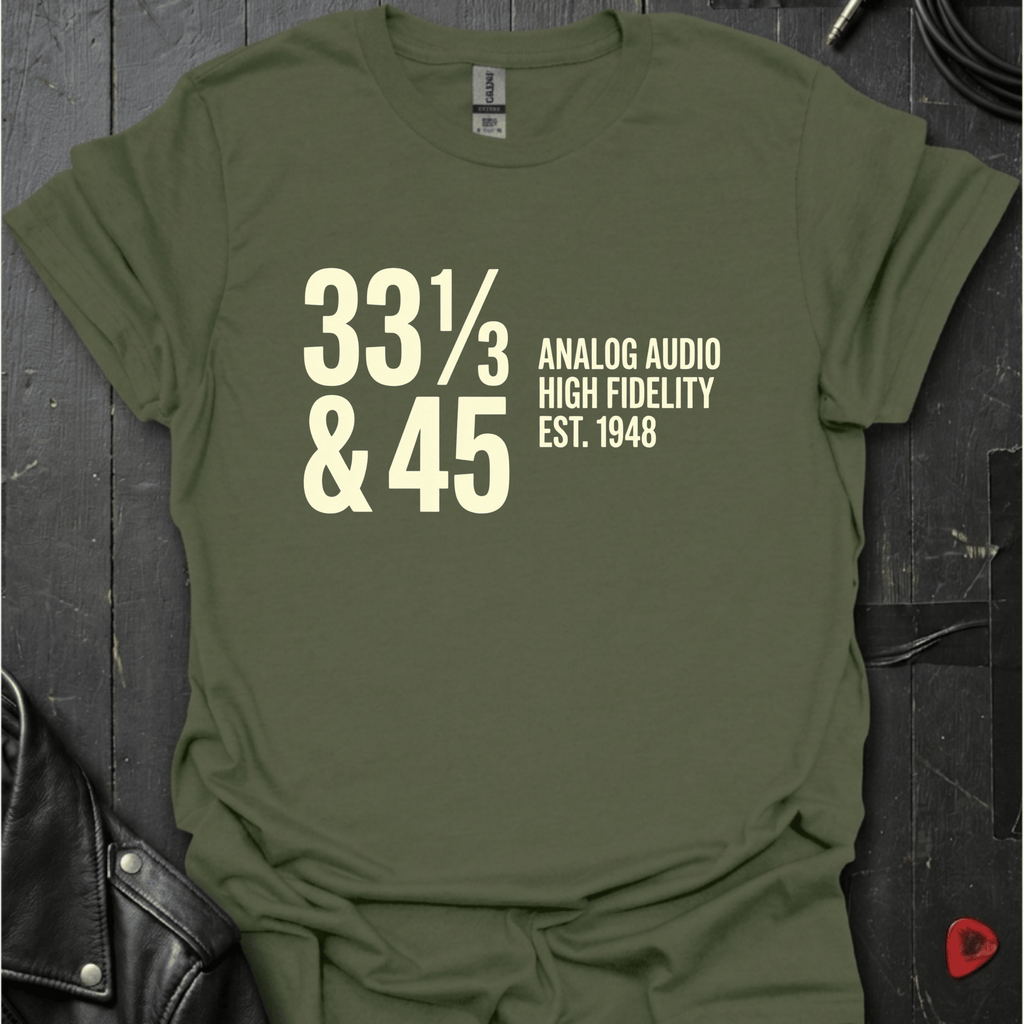 High Fidelity Audio T-Shirt - Military Green - T-Shirt