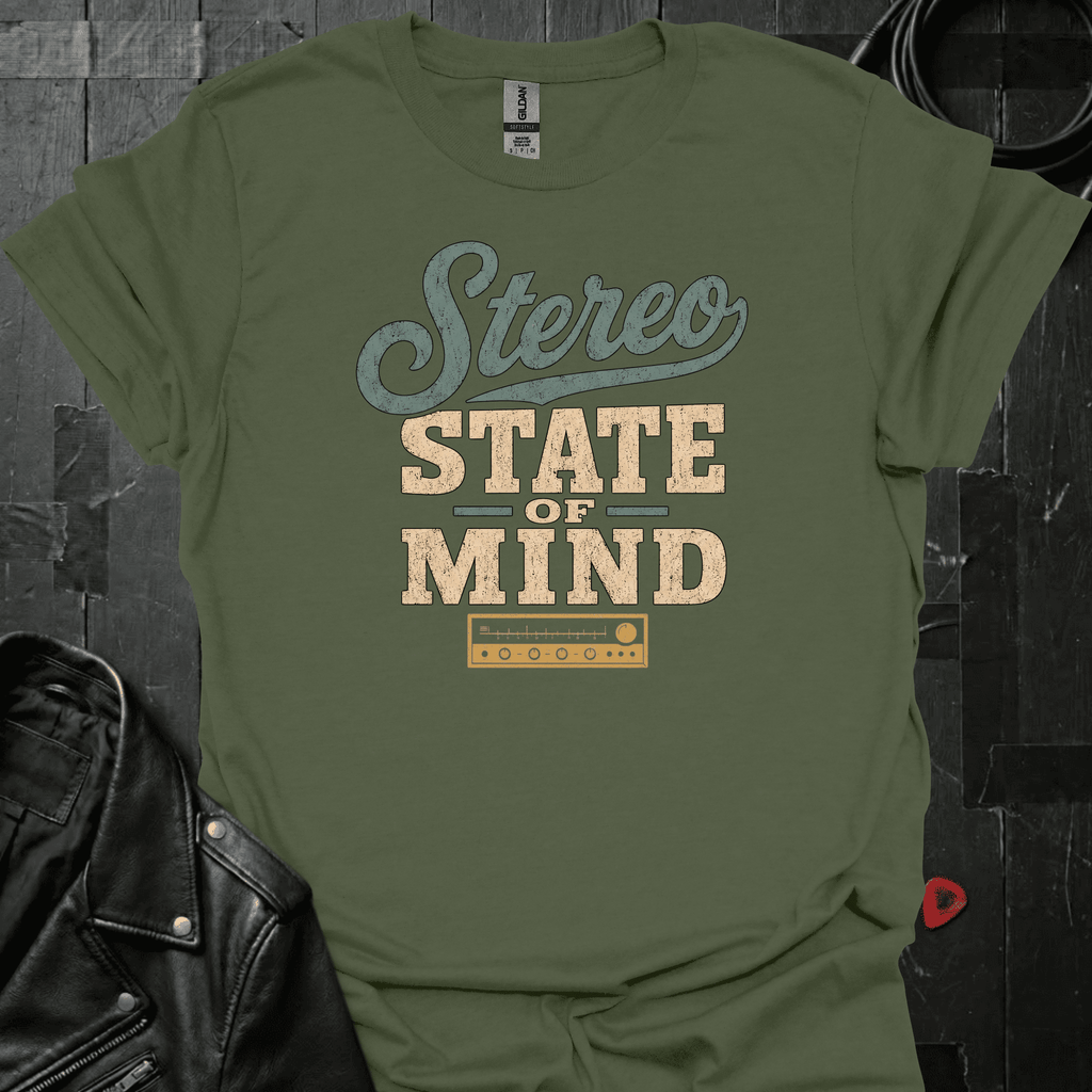 Stereo State Of Mind T-Shirt - Military Green - T-Shirt