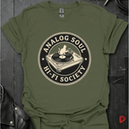 Analog Hi - Fi Society T-Shirt - Military Green - T-Shirt