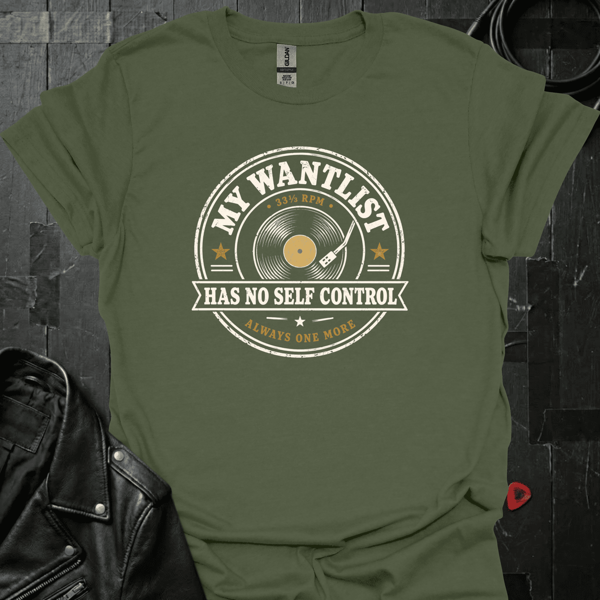 No Self Control T-Shirt - Military Green - T-Shirt