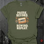 Making A Mixtape T-Shirt - Military Green - T-Shirt